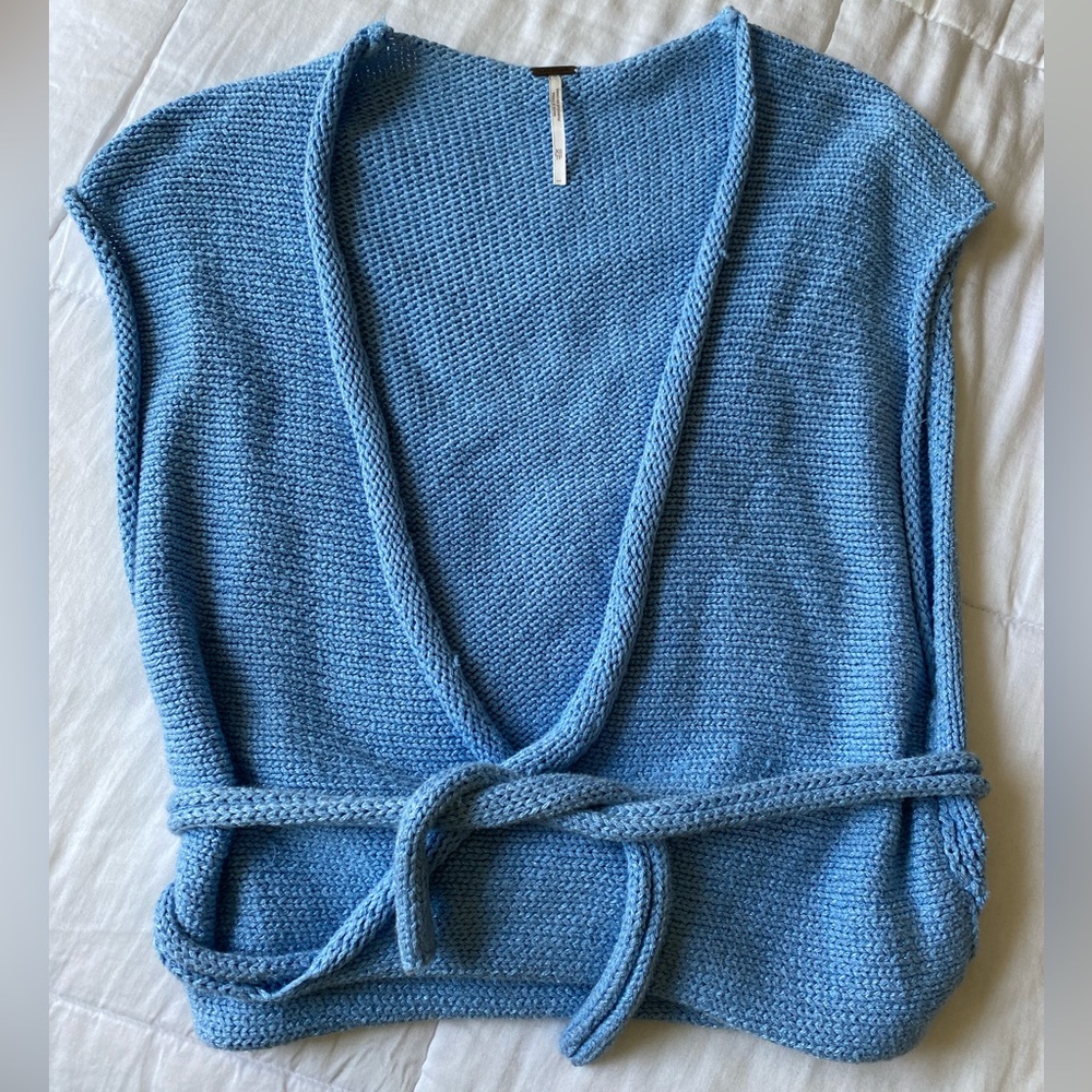 FREEPEOPLE knit wrap sweater